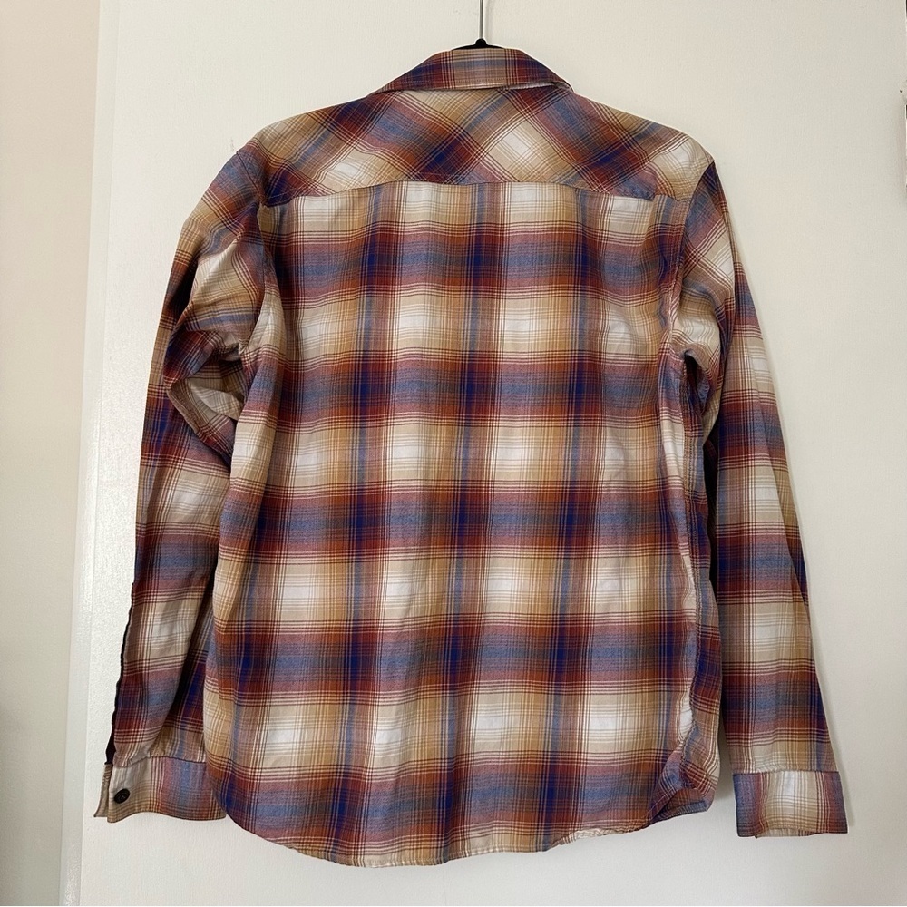 Patagonia Men’s Buckshot Plaid Button Down Shirt Small Organic Cotton - Picture 2 of 6